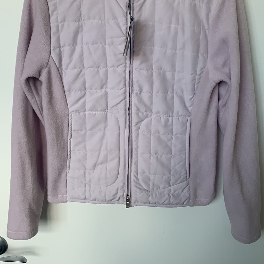 IZOD Golf “Morning Mist” Lilac Fleece Jacket | Lightweight Layering | NWT | XS - Picture 5 of 13